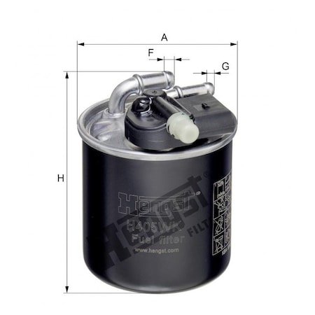 Hengst Fuel Filter, H405Wk H405WK